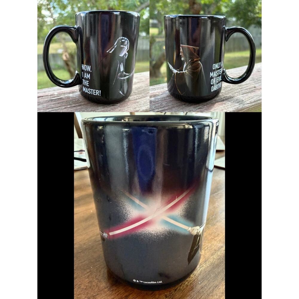 Star Wars Zak Designs Color Change Mug Darth Vader vs Obi-Wan Kenobi 15oz Cup